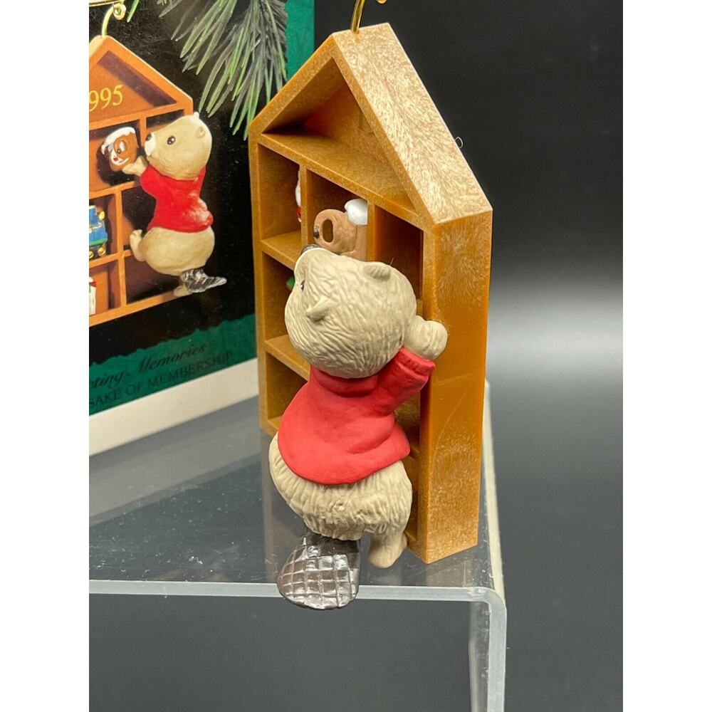Hallmark Christmas Ornament Collectors Club 1995 Keepsake Collecting Memories - Picture 6 of 7